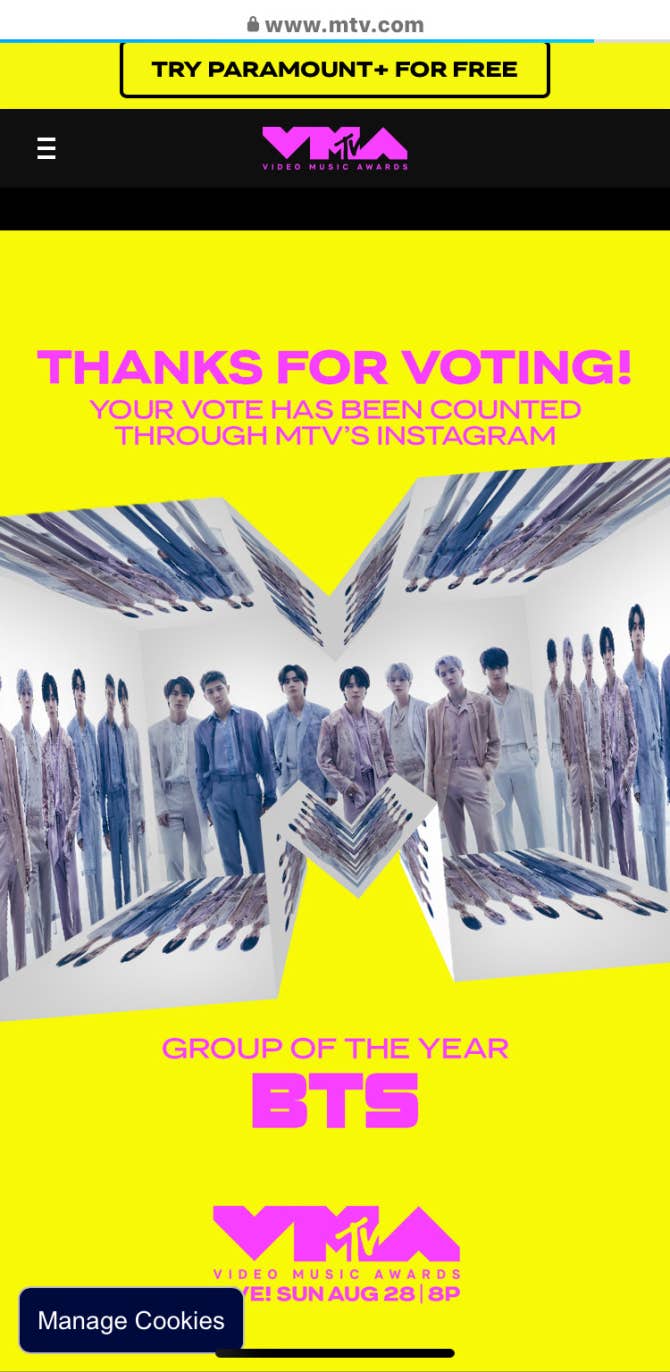 BTS Community Posts 🚨🚨LAST ROUND OF VOTING FOR THE VMA STARTED🚨🚨