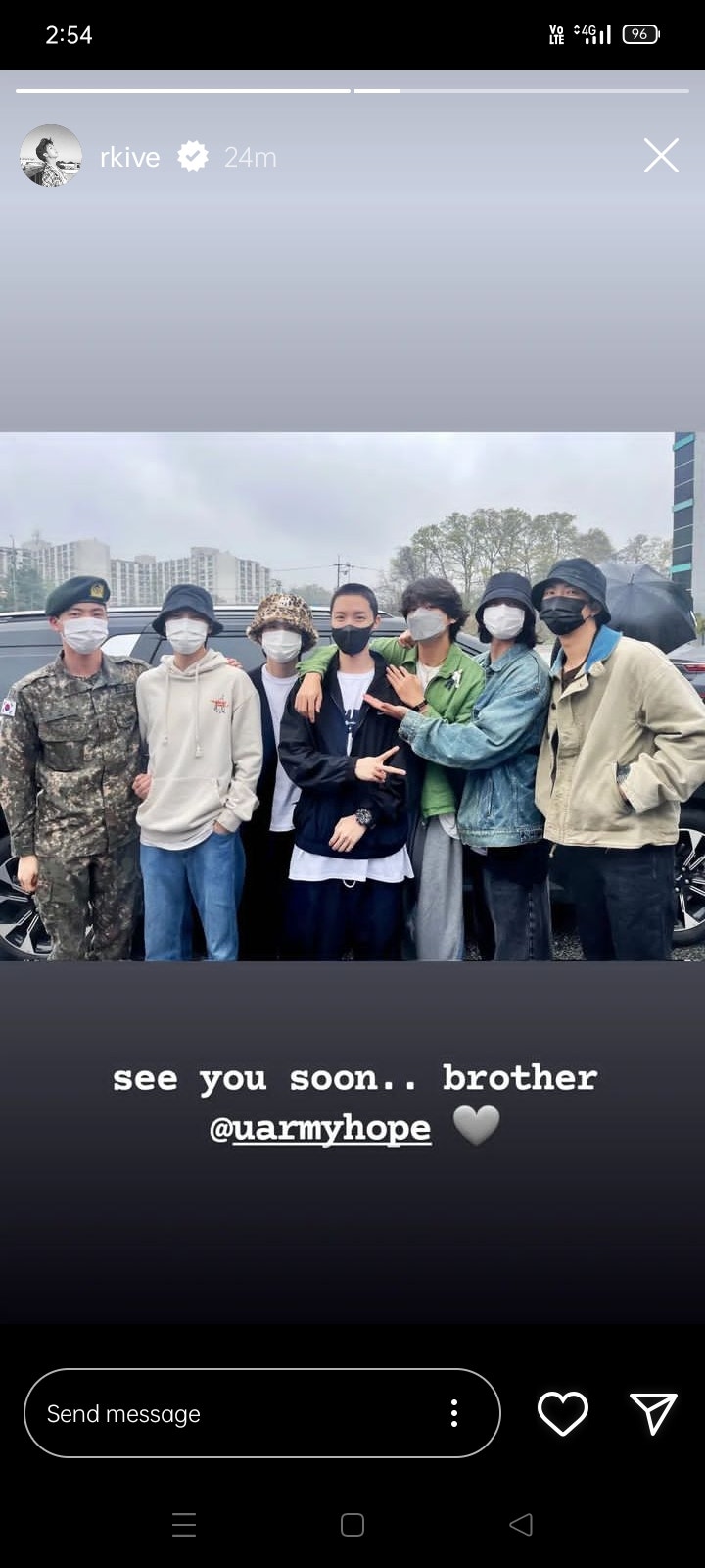 BTS Community Posts will waiting for both of you jin jhope