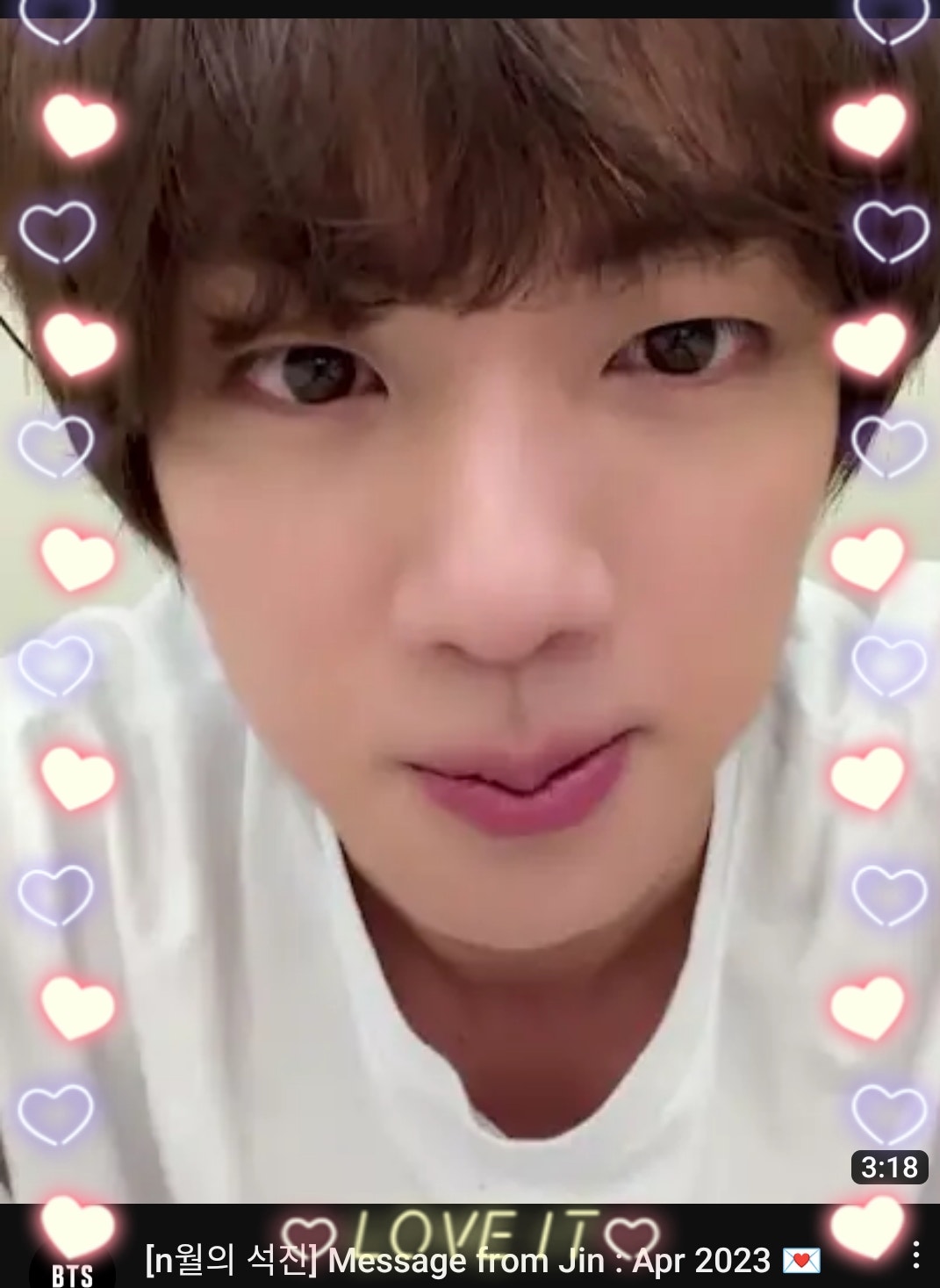 Bts Community Posts Dear Jin From Army ジンくん こんばんは🌠 今日は 寒い＆雨☔です😖 ゆっくり