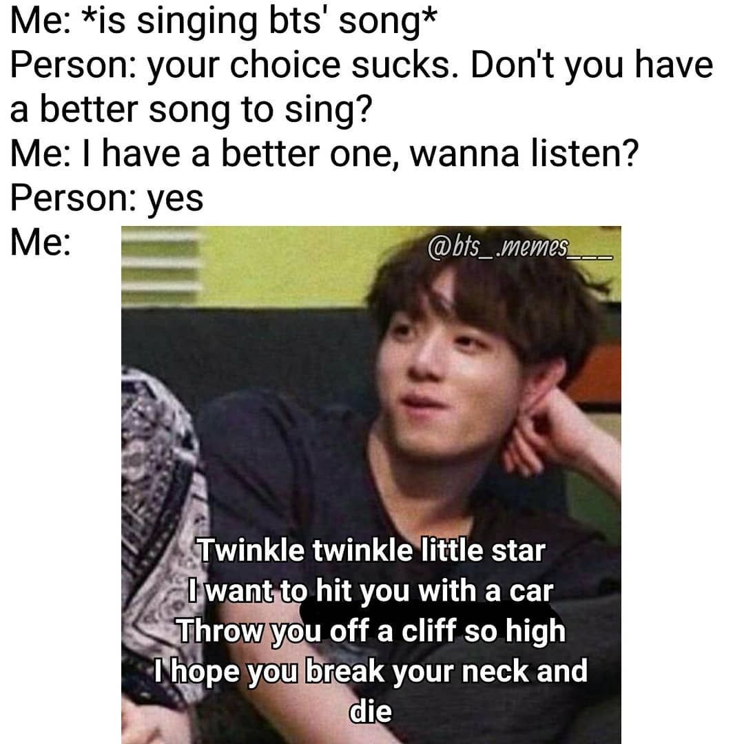 BTS Community Posts - actually.. i have sang it infornt of my parents ...